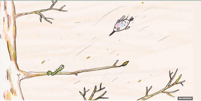Illustration. Anima courts métrages festival. Birds, by the Way. Autumn. 2020-02-21